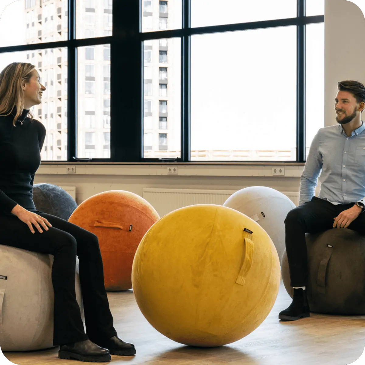 zitbal geel #kleur_geel