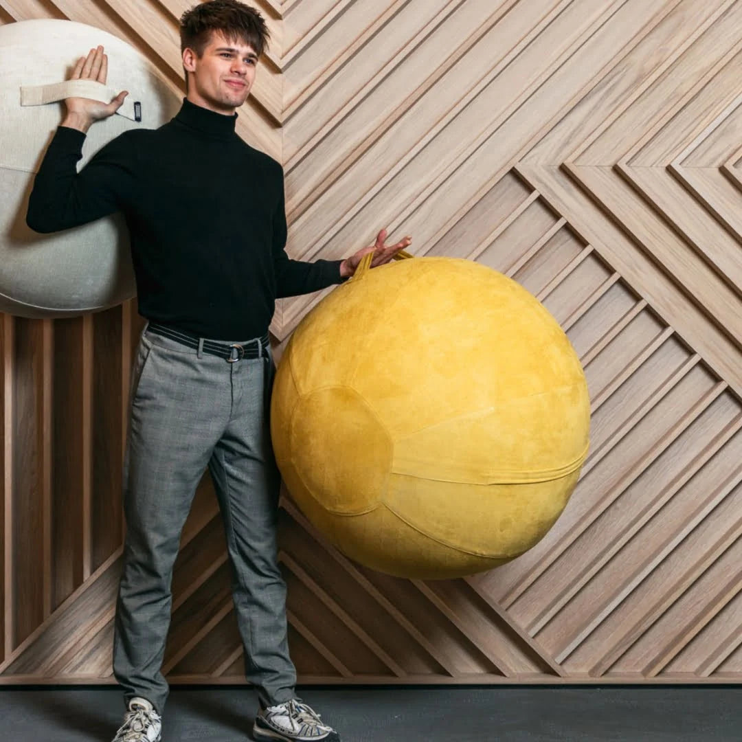 zitbal geel #kleur_geel