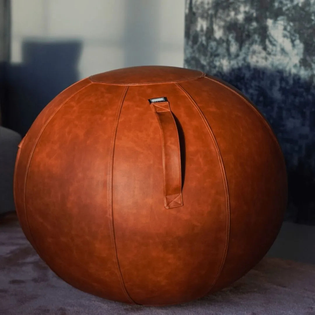 zitbal leer Bruin bruin #kleur_bruin