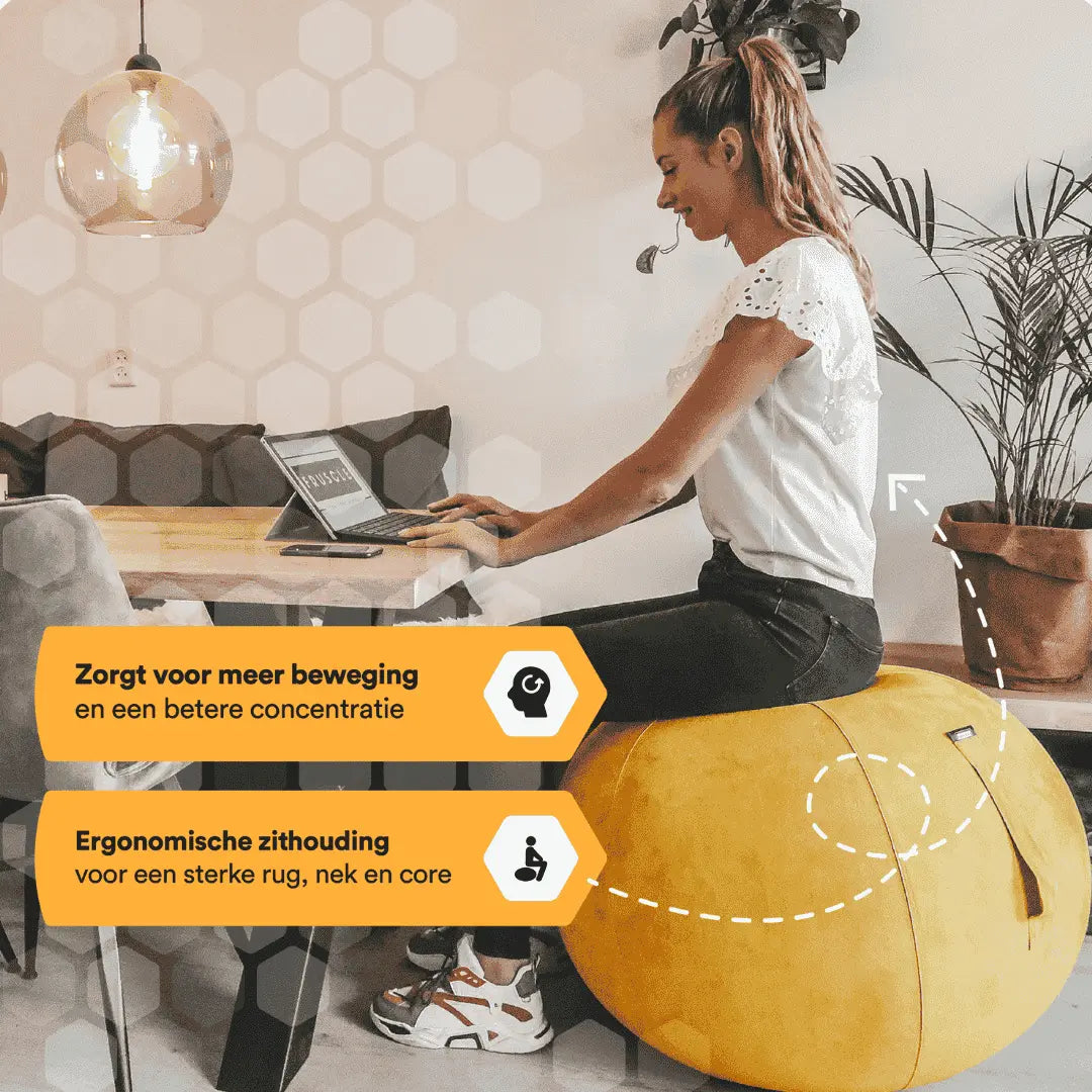 zitbal geel #kleur_geel