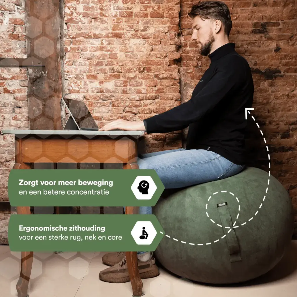 zitbal groen #kleur_groen