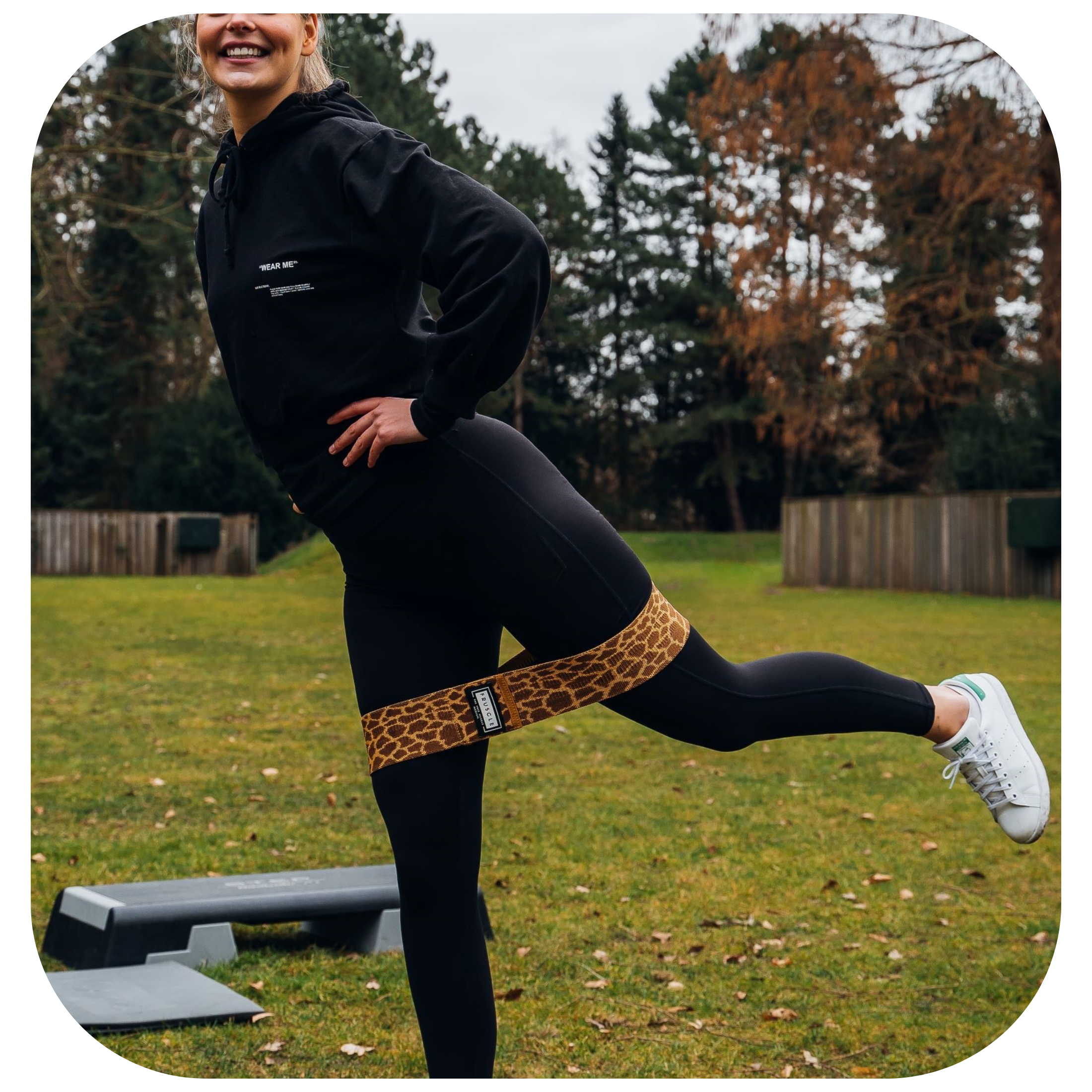 weerstandsbanden dierenprint