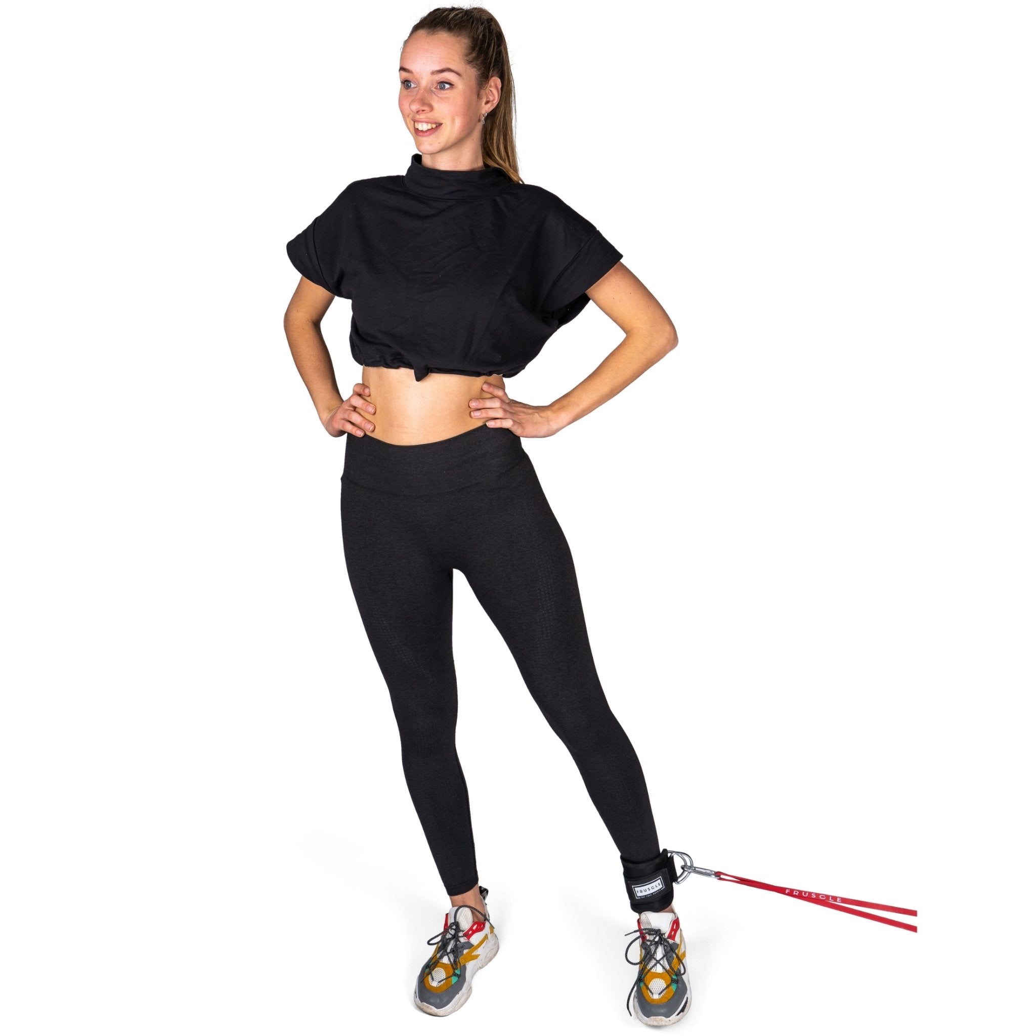 ankle straps zwart